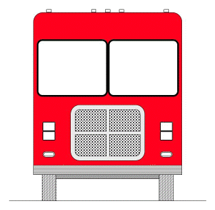 Drawing of Back of Motorhome
