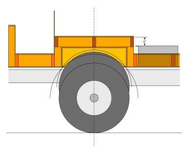 Wheel Well Detail, as of June 18, 2006